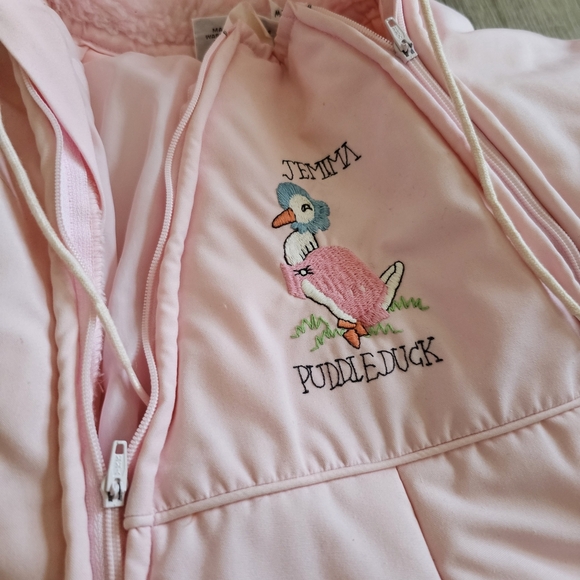 Vintage Pink BABY Snowsuit 0-3 months - Picture 2 of 5